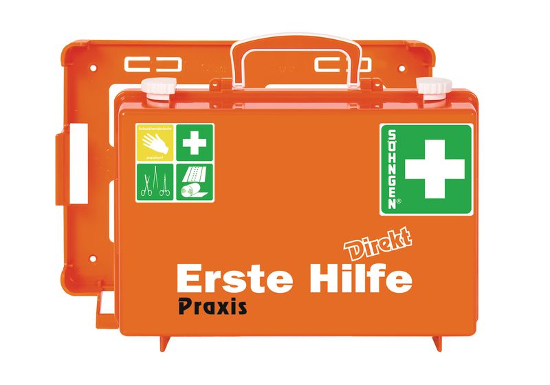 SÖHNGEN Erste-Hilfe-Koffer "Direkt" für Praxis, nach DIN 13157