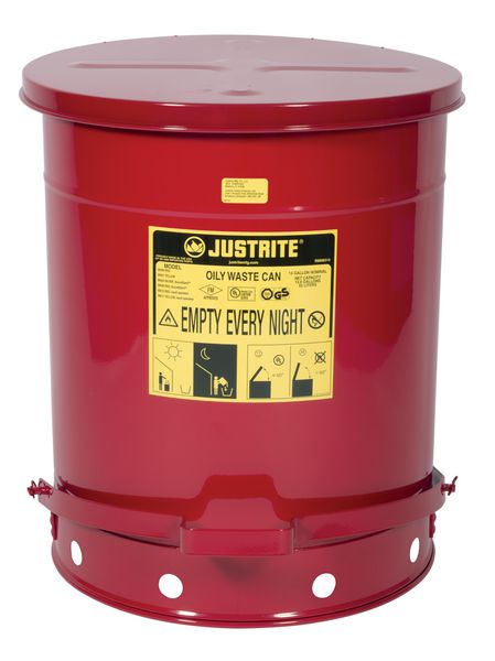 Justrite® Entsorgungsbehälter für brandgefährdete Abfälle