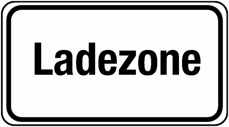 Ladezone - Zusatztafeln, praxiserprobt