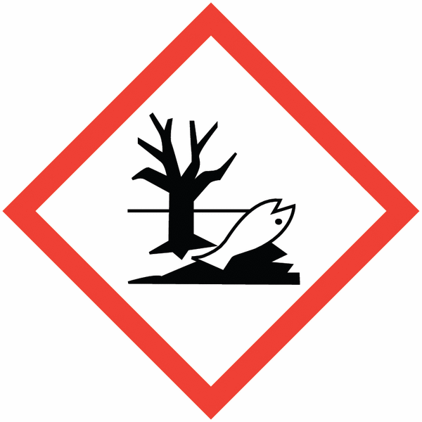 Gefahrensymbole "Umweltgefahr", GHS 09 gemäß GHS-/CLP-Verordnung