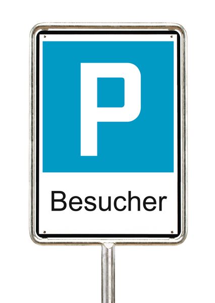 Besucher - Parkplatzschilder zum Einsatz in der Schweiz, SSV