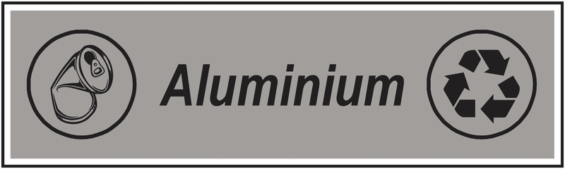 Aluminium – Recycling Kombikennzeichnung