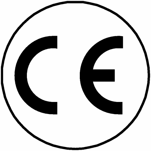 CE-Etiketten, fälschungssicher, rund