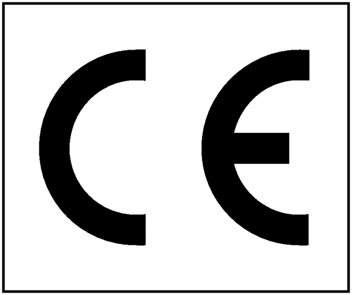 CE-Etiketten, fälschungssicher, rechteckig