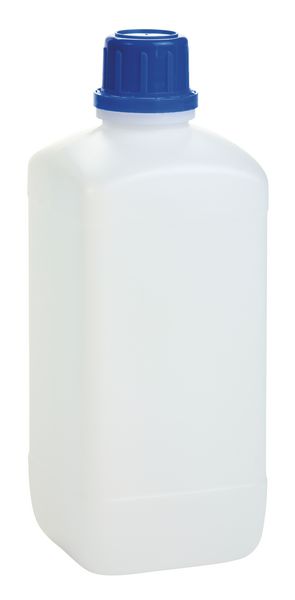 Flüssigkeits-Enghalsflaschen, Vierkant