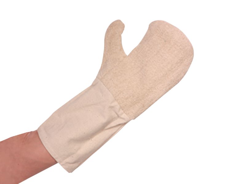 Baumwoll-Hitzeschutzhandschuhe, mit Stulpe