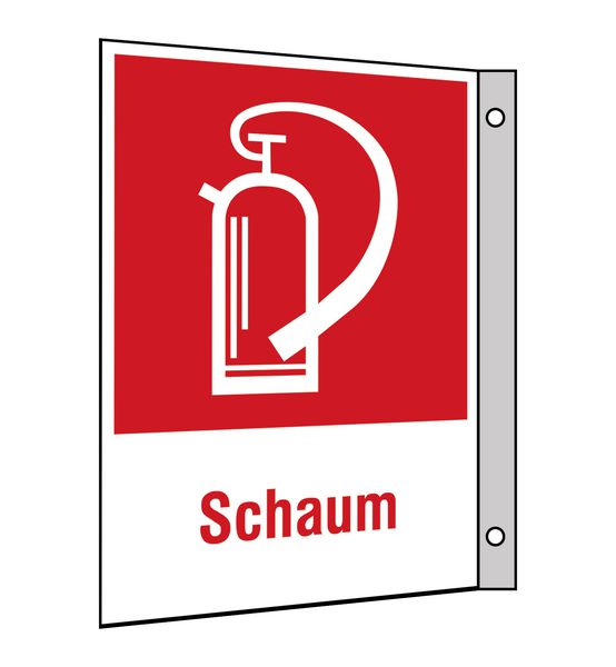 Brandschutzzeichen-Kombi-Schilder "Schaumlöscher"