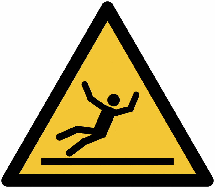 Warnzeichen "Warnung vor Rutschgefahr", EN ISO 7010