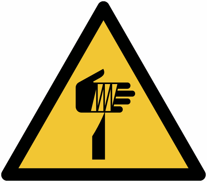 Warnzeichen "Warnung vor spitzem Gegenstand", EN ISO 7010