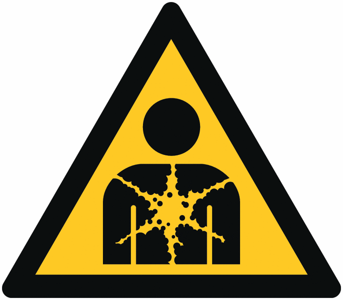 Warnung gesundheitsgefährdende Stoffe oder Gemische - Warnschilder, EN ISO 7010
