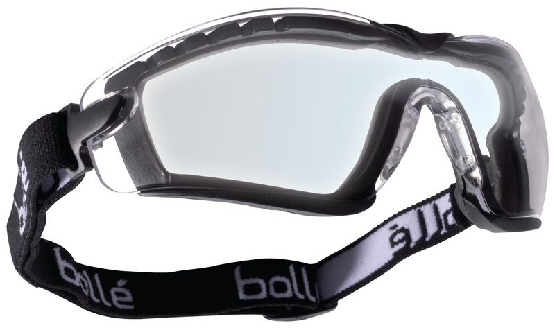 Bollé Schutzbrille mit farblosen Gläsern, Klasse F