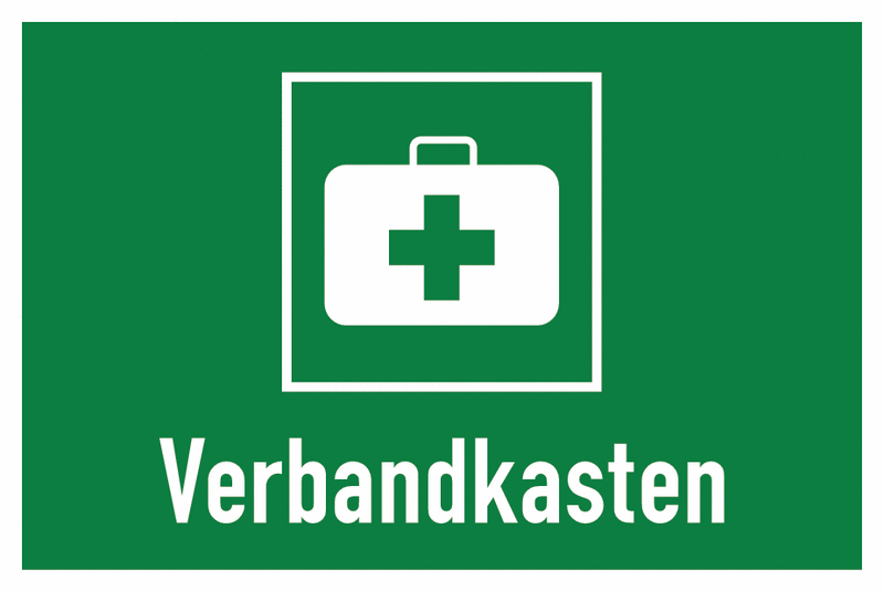 Erste-Hilfe-Schilder "Verbandkasten", praxiserprobt