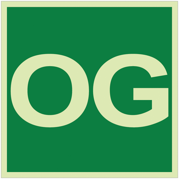 XTRA-GLO OG - Etagenkennzeichnung, langnachleuchtend