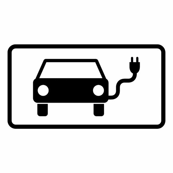 Zusatz-Schilder "Elektrisch betriebene Fahrzeuge" - Verkehrszeichen-Nr. 1010-66