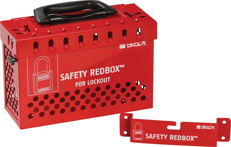 Safety Redbox™ Gruppenverschlusskasten, zur Wandbefestigung
