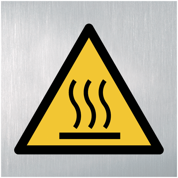 Warnung vor heißer Oberfläche - Maschinenkennzeichnung, EN ISO 7010
