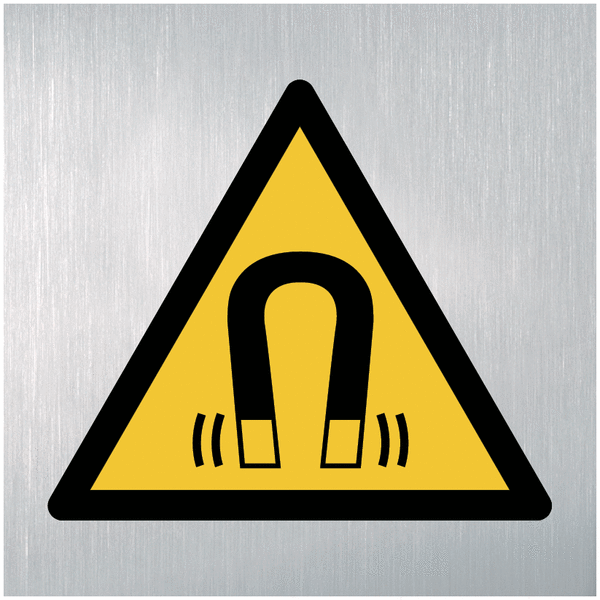 Warnung vor magnetischem Feld - Maschinenkennzeichnung, EN ISO 7010