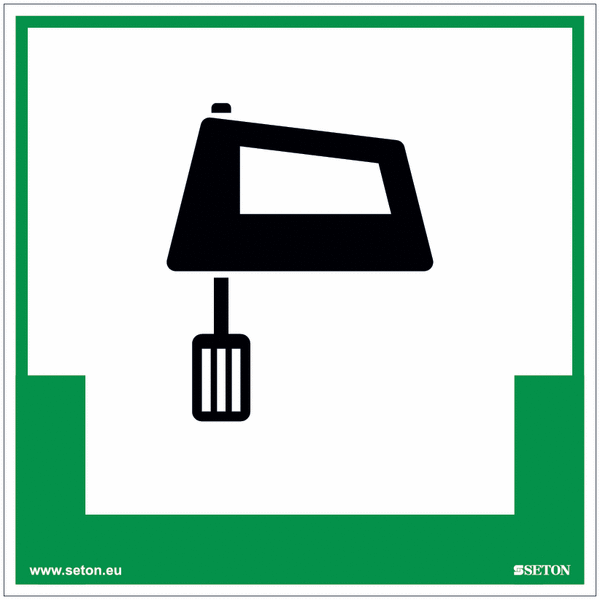 Elektrogeräte-Umwelt-Schilder