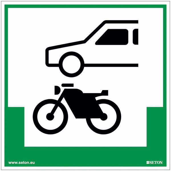 Fahrzeuge-Umwelt-Schilder