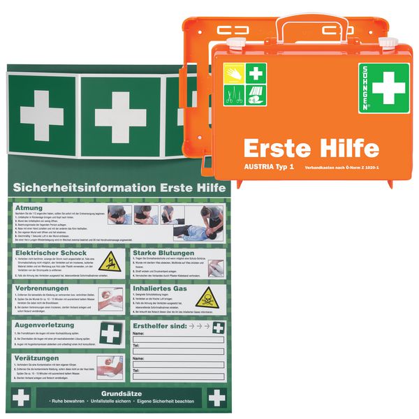 Erste-Hilfe Notfall-Sets, ÖNORM Z1020 Typ 1