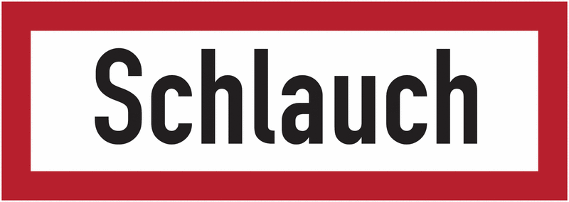 Schlauch - Brandschutzschilder für Österreich, ÖNORM F2030