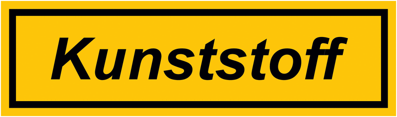 Kunststoff - System-Wertstoffkennzeichnungen für Österreich