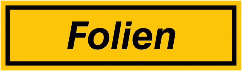 Folien - System-Wertstoffkennzeichnungen für Österreich