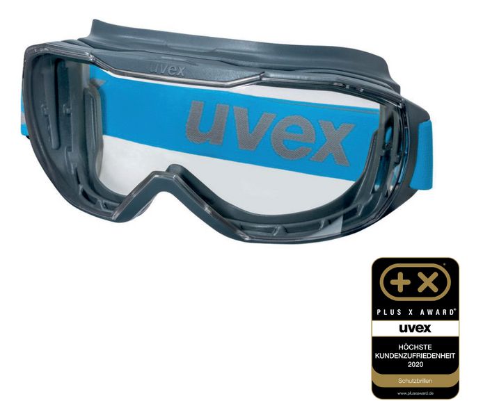 uvex Vollsichtbrillen mit optimiertem Sichtfeld, Klasse B, EN 166, EN 170