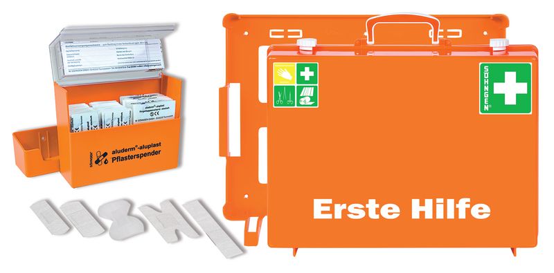 SÖHNGEN Erste-Hilfe-Koffer mit Pflasterspender, DIN 13169