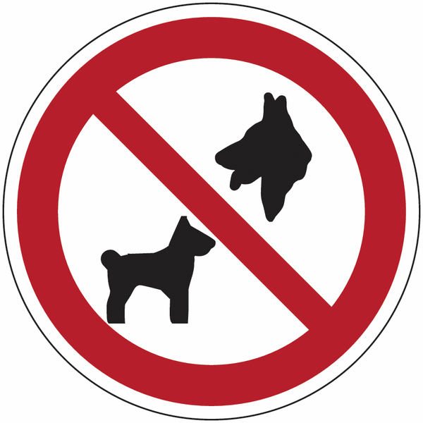 Hunde verboten - Verbotsschilder, praxiserprobt