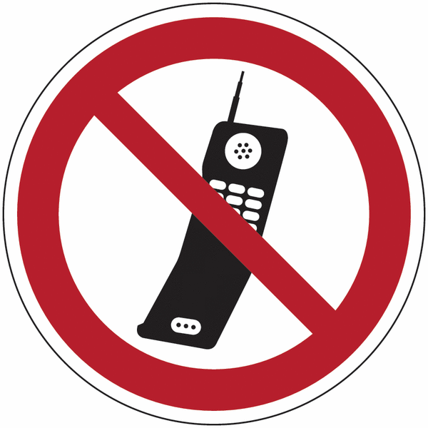 Symbol-Verbotsschilder "Handyverbot", praxiserprobt