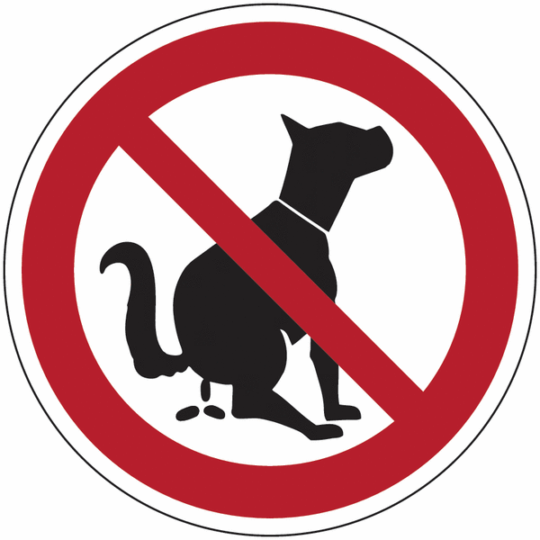 Hier kein Hundeklo - Verbotsschilder, praxiserprobt