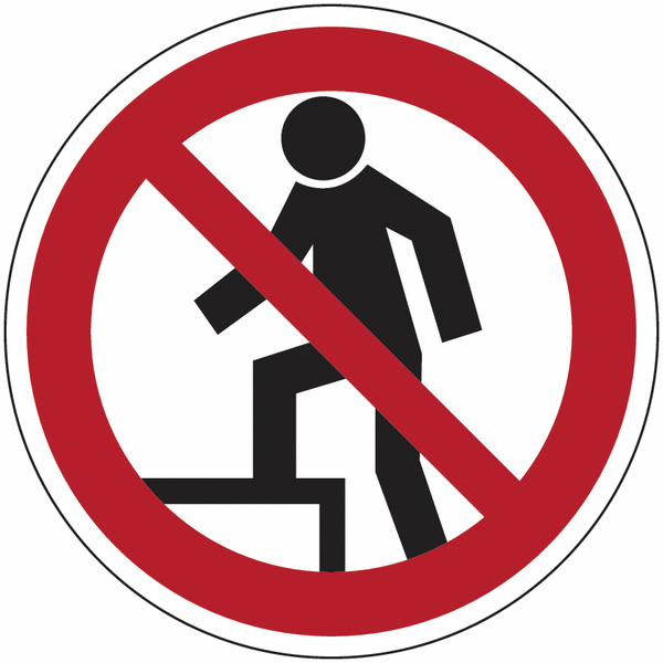Symbol-Verbotsschilder "Nicht betreten", praxiserprobt