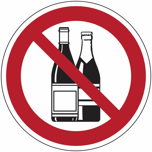 Alkoholverbot – Verbotsschilder, praxiserprobt