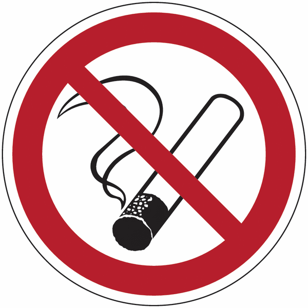 Symbol-Verbotsschilder "Rauchen verboten"