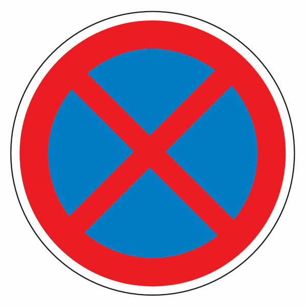 Absolutes Haltverbot - Verkehrszeichen zur Bodenmarkierung, R10 nach DIN EN 16165