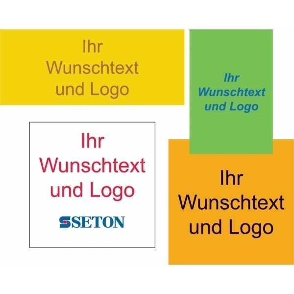 Rollen-Etiketten mit Text und Logo nach Wunsch, Papier, beliebige Größen