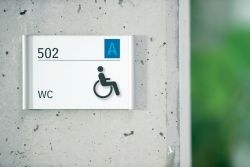 Türschild Behinderten-WC