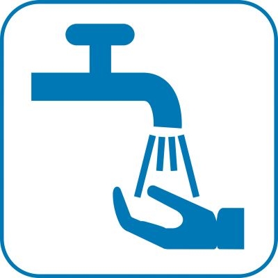 Symbole zu Hygienevorschriften