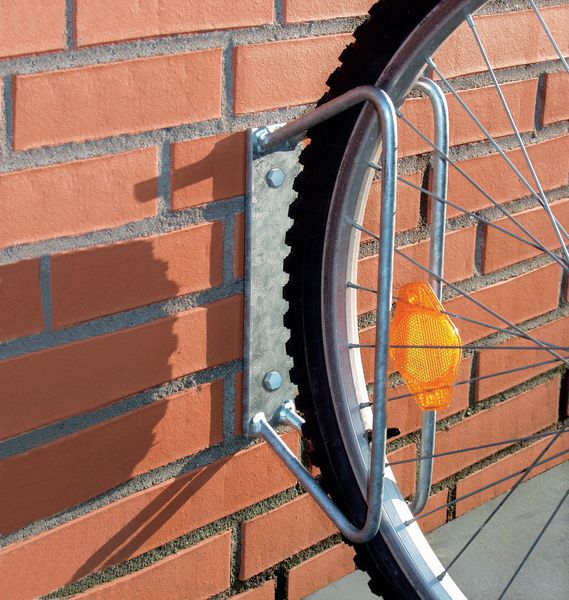 Fahrradhalter zur Wandmontage aus Stahl für ein Fahrrad