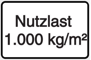 Vorlage: Nutzlast 1000 kg/m²