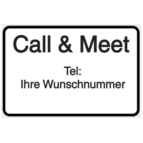 Vorlage: Call & Meet - Tel: Wunschnummer