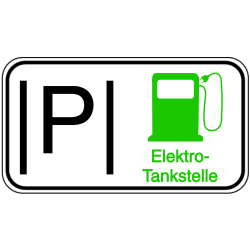 Vorlage: Parkplatz Elektro-Tankstelle