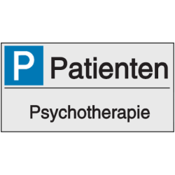 Vorlage: Parkplatzreservierung - Psychotherapie