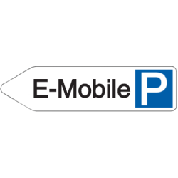 Vorlage: Parkplatz-Wegweiser E-Mobile