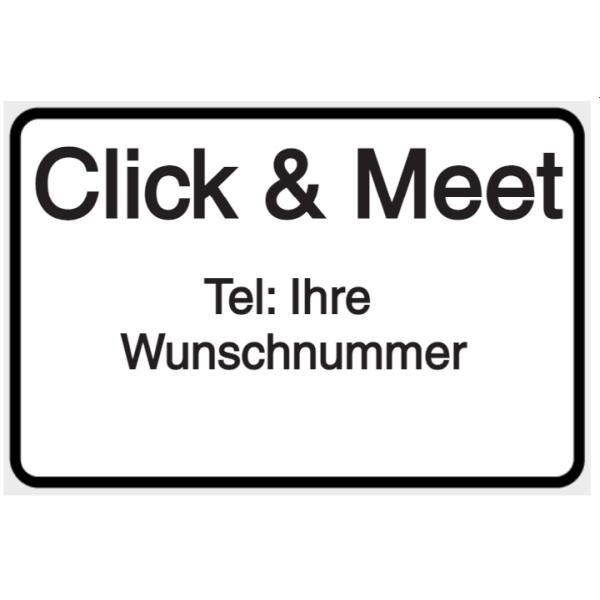 Vorlage: Click & Meet - Tel: Wunschnummer