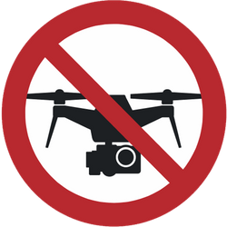 Vorlage: Symbol Drohnenverbot