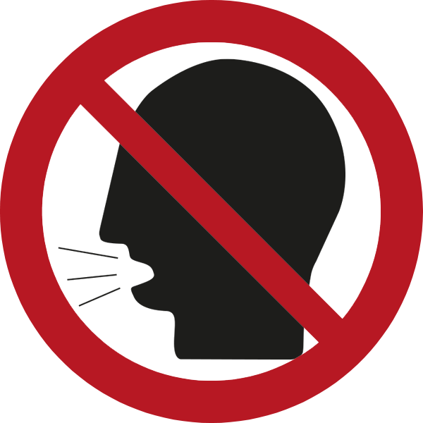 Vorlage: Symbol Lärm verboten