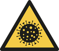Vorlage: Symbol Warnung vor Viren