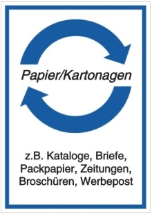 Vorlage: Papier/Kartonagen - z.B. Kataloge, Briefe, Packpapier, Zeitungen, Broschüren, Werbepost